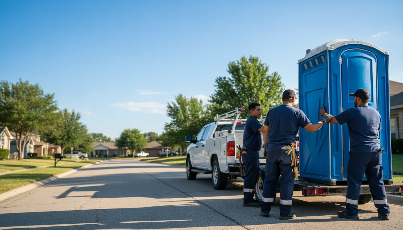 Portable Toilet Rental in Red Oak, GA near me